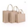 Buy cheap Silk Screen Plain Shopper Shopping Bag Customized Handmade Gift Beach Hemp Jute Bags from wholesalers