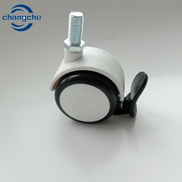 Buy cheap Mute Rubber Swivel Medical Caster Wheels With Brake 3/4/5 Inch from wholesalers