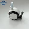 Buy cheap Mute Rubber Swivel Medical Caster Wheels With Brake 3/4/5 Inch from wholesalers