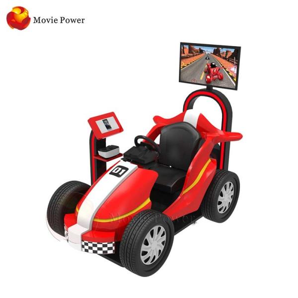 Buy cheap Movie Power Children Amusement 9D Simulator Virtual Reality Racing Game Machine from wholesalers
