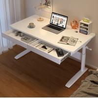 Buy cheap Adjustable Height Rustic Brown Wood Style PANEL Computer Desk for Office Working product