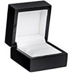 High End Rigid Simple Jewelry Box , Custom Luxury Handmade Ring Jewelry Box