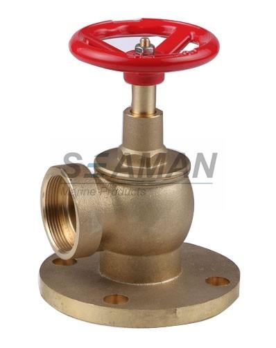 Buy cheap Fire Hydrant Valve with Flange PN 16 Male 1.5" Right Angle with Female Thread - Brass from wholesalers