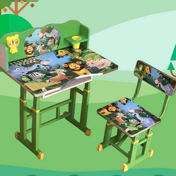 Buy cheap Ergonomic Study Table And Chair Adjustable Kids Desk Bedroom Furniture from wholesalers