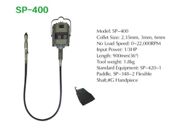 Buy cheap High Performance metal Flexible Shaft Grinder European Type 22000 RPM from wholesalers