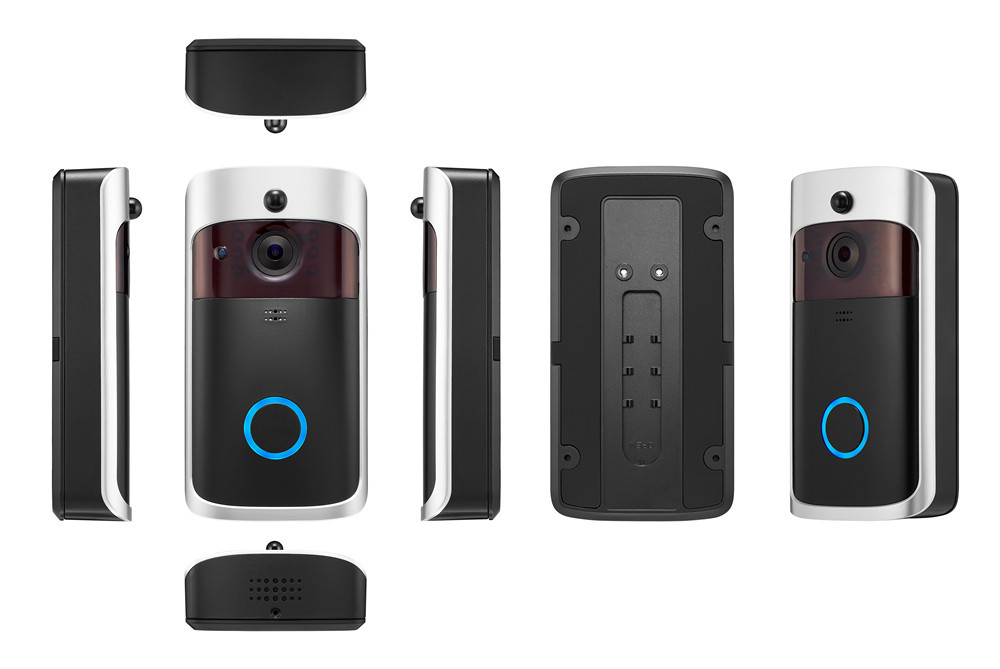 LENYO Wifi Video Doorbells Audio Visual IP44 Waterproof 1080P HD Two Way Talk
