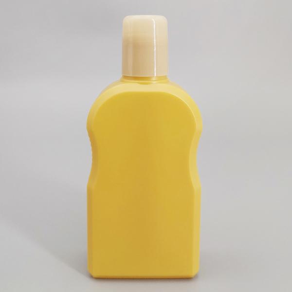 Buy cheap Yellow 200ml HDPE Plastic Bottle For Body Lotion Shower Gel from wholesalers
