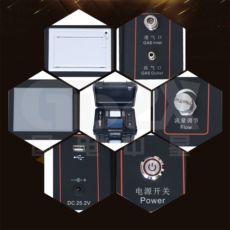 Sf6 Gas Comprehensive Tester With Sf6 Micro Water, Purity and Decomposition Product Test