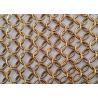 Buy cheap Electroplating 0.8mm X 7mm Metal Ring Mesh For Space Divider Curtain from wholesalers