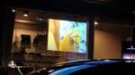 1.52*5m Customized Rear Projection Film / clear holographic film IN Window