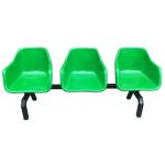3 Person Outdoor Chairs Park Chairs Station Waiting Chairs