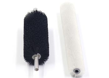 Buy cheap Black Industrial Cleaning Brushes Spiral Nylon Strip Coiled Cleaning Roller from wholesalers