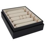 Ring Organizer Jewelry Display Box Cardboard Material Many Slots Easy To Carry