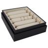 Buy cheap Various Stackable Jewelry Organizer , High Grade Pu Leather Ring Display Box from wholesalers