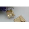 Buy cheap Bag hardware zinc alloy gold metal press locks for laptop bags from wholesalers