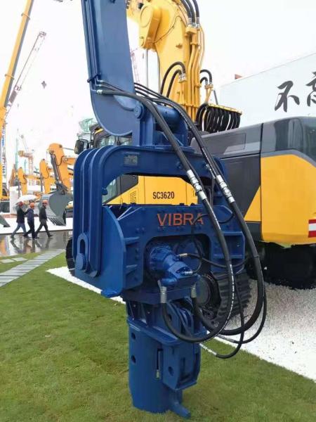 Buy cheap 2300 Kg Highly Efficient Hydraulic Pile Driver , Vibratory Hammer Pile Driver 3200RPM from wholesalers