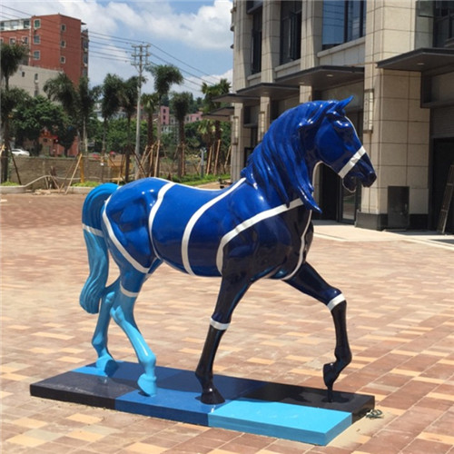 Fiberglass Life Size Animal Statues Garden Painted Cow Sculptures For Mall