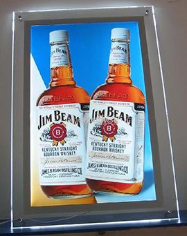 Buy cheap Hanging style single side colorful advertising acrylic led light box from wholesalers