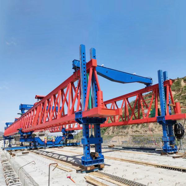 Buy cheap Factory Outlet Price Heavy Duty Double Truss Type 50 Ton Launching Crane from wholesalers