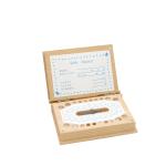 Wooden Baby tooth case ,tooth holder ,wooden tooth box for Newborn baby gift