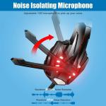 117dB 50mm Hunterspider V9 Stereo Gaming Headset With Mic