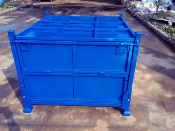 Buy cheap Manufacturer Steel Powder Coated Collapsible Storage Box Pallet from wholesalers