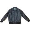Buy cheap Utility Summer Padded Wax Jacket Mens Black Pu Biker Jacket from wholesalers