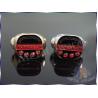 Buy cheap 2D Or 3D Design Zinc Alloy Ring With Red Stones Environmental Friendly from wholesalers