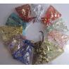 Buy cheap Transparent Drawstring Jewelry Pouch Screen Printing Logo Wedding Gift Bags from wholesalers