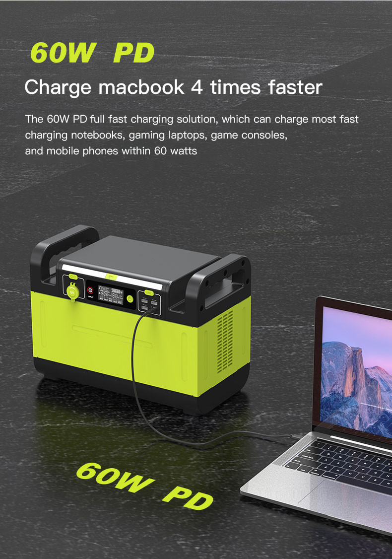 Coslight 1000W Lifepo4 Portable Power Station Power Bank For Picnic