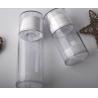 Buy cheap Matte Black Empty Cosmetic Plastic 30ml 50ml 100ml Cylinder Liquid Skincare Container Skin Care Airless Pump Bottle For from wholesalers