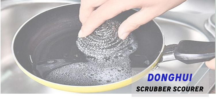 Round Stainless Steel Cleaning Ball Kitchen Cleaning Stainless Steel Scrubber