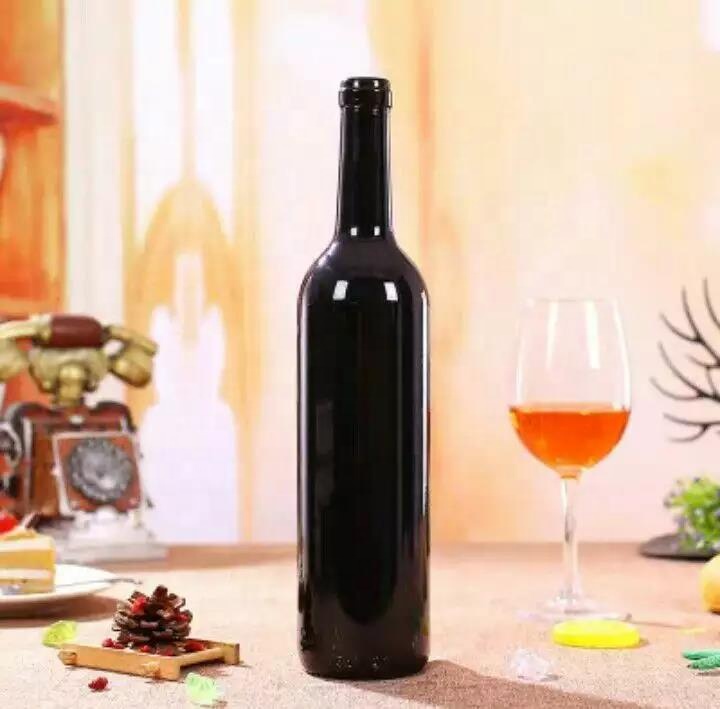 Hot Stamping 500ml Custom Label Flint Empty Glass Wine Bottles 500ml for Spirits