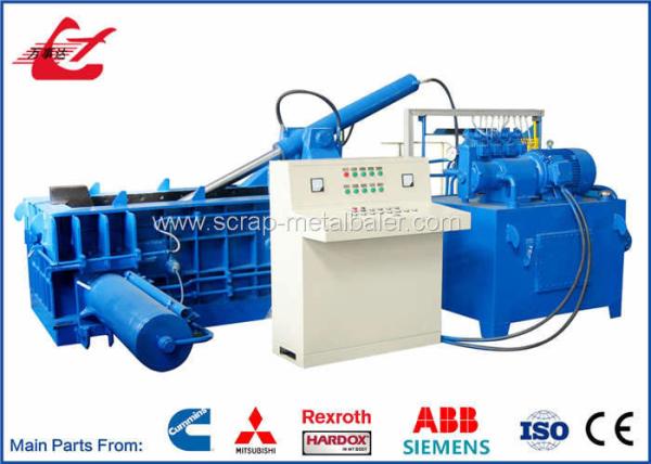 Quality Aluminum Wires Scrap Metal Baler Machine For Steel Plants Recycling Companies for sale