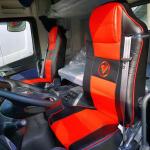 Plastic Bag Outer Packaging Pu Leather Seat Cover for Foton Aumark Medium Truck
