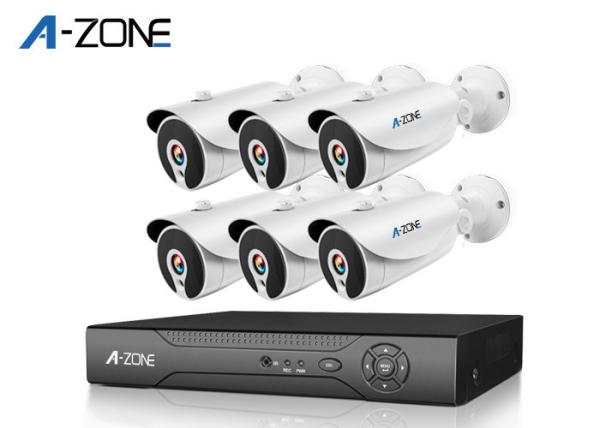 Buy cheap Remote 6 Channel IP CCTV Camera Kits 2MP High Definition Security Camera System from wholesalers