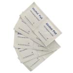 Nonwoven Plain White 75% Ethanol Alcohol Prep Pads Disposable Medical Custom