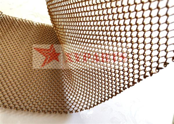 Buy cheap Drapery Design Links Window Treatments Aluminum Gold Chain Link Curtain from wholesalers