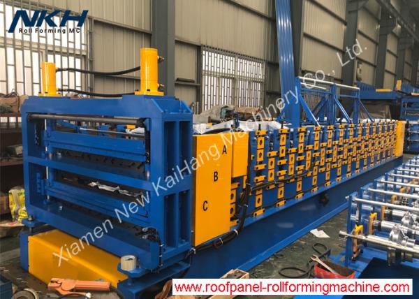 Buy cheap Three Layer / Level Corrugated Steel Panel Roll Forming Machine For Roofing from wholesalers