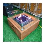 Safety Smokeless Patio Gas Firepit Outdoor Propane Fire Pits 800*800*400mm
