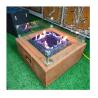 Buy cheap Safety Smokeless Patio Gas Firepit Outdoor Propane Fire Pits 800*800*400mm from wholesalers