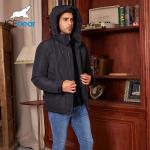 Classic Men's Mid-Short Length Hooded Jacket for Autumn & Winter - The Perfect