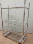 Hot sales danish flower trolley size 1350x565x1900mm, hot dip galvanized