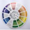Buy cheap Mix Round Tattoo Accessories Palette Pigment Color Wheel Paper Card from wholesalers