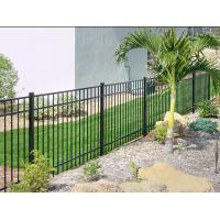 Buy cheap Galvanized Decorative Garden Wrought Iron Picket Fence product