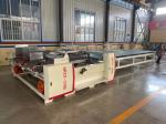 Semi Automatic Two Pieces Carton Box Folder Gluer Machine 5.8kw
