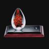 Buy cheap art glass awards/glass nameplate/crystal award/glass decoration award/crystal art award from wholesalers
