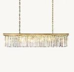 110-220V Vintage Farmhouse Chandelier E12 / Candelabra Bulb Base Antique Bronze