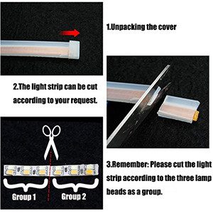 45CM 17.7" White Amber Flexible LED Day Time Running Light Flowing Bar Silicone DRL