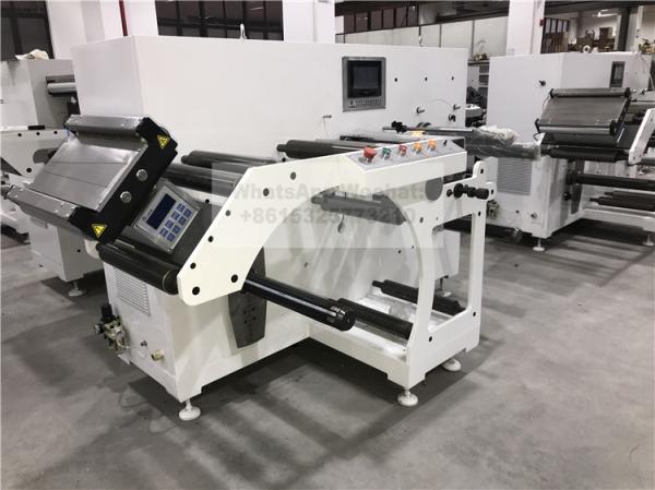 Buy cheap Two Heads Flat Bed Slitting Machine With Manual Rotary Die Cutting For Blank Label from wholesalers